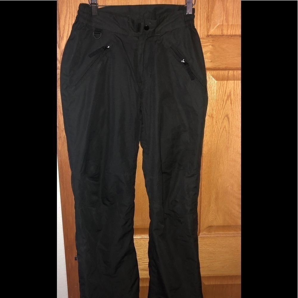 VTG TRBN Winterworks Ski Snow Board Black Insulated Pant Sz. S POCKETS Vintage